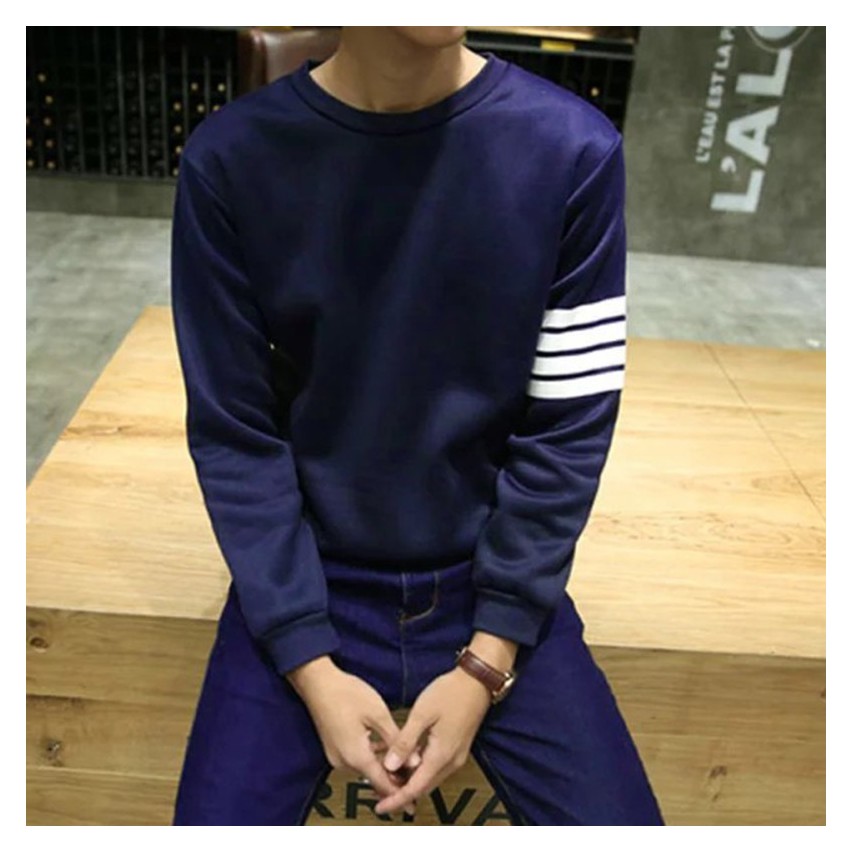 Áo thun nam cổ tròn áo thun nam sọc ngang thời trang cá tính ATB1 shop bull bell | BigBuy360 - bigbuy360.vn