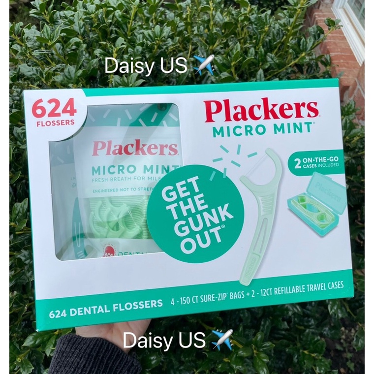 Bill Mỹ- TĂM CHỈ NHA KHOA PLACKERS MICRO MINT