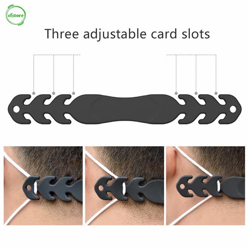 (Hàng Mới Về) Khẩu Trang Đeo Tai Bằng Silicone Mềm Chống Rò Rỉ Và Vi Khuẩn