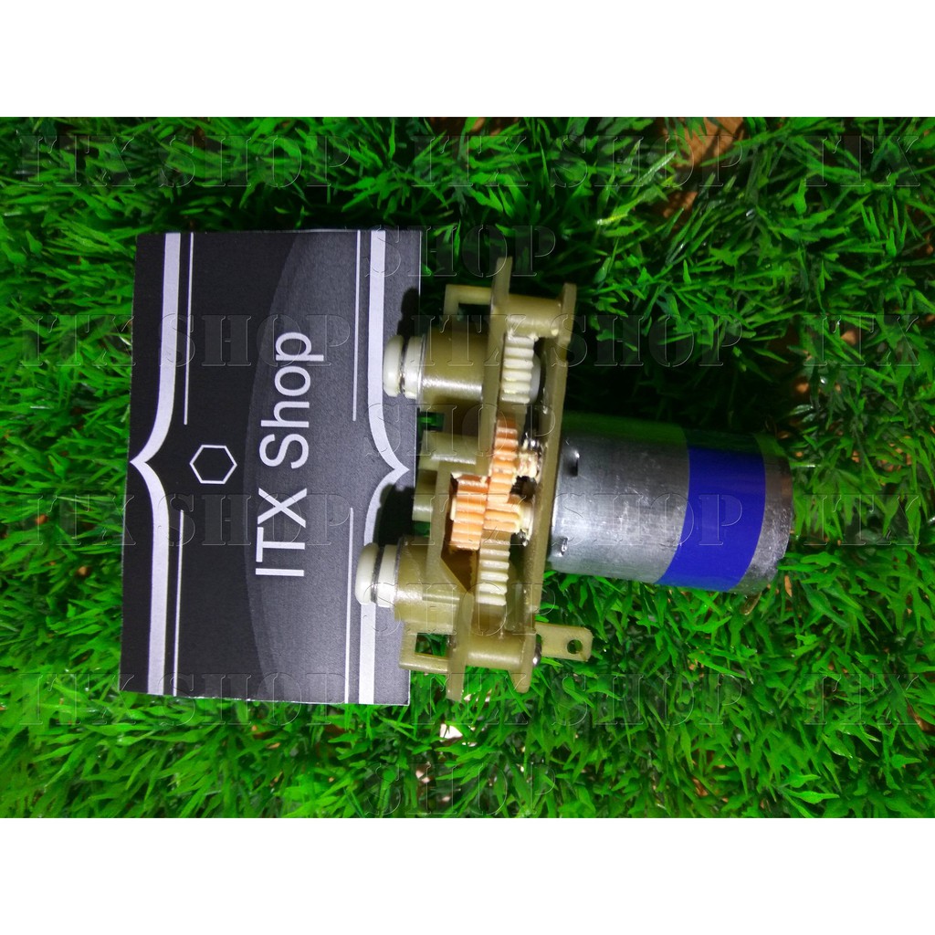 Motor DC + Bộ nhông máy đánh trứng. Motor hộp số giảm tốc 380 cực mạnh.