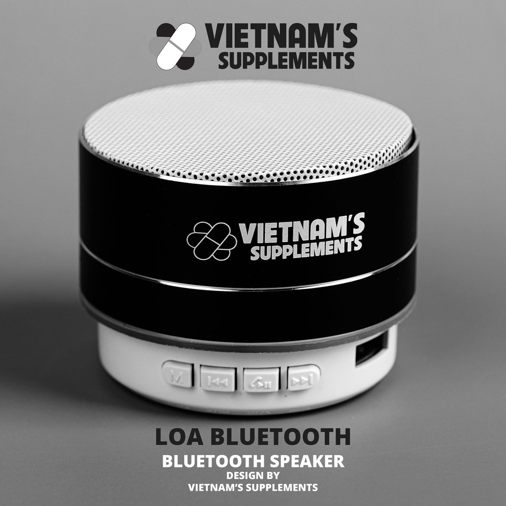 Loa di động bluetooth thiết kế nhỏ gọn (Thương hiệu Việt Nam Supplements)