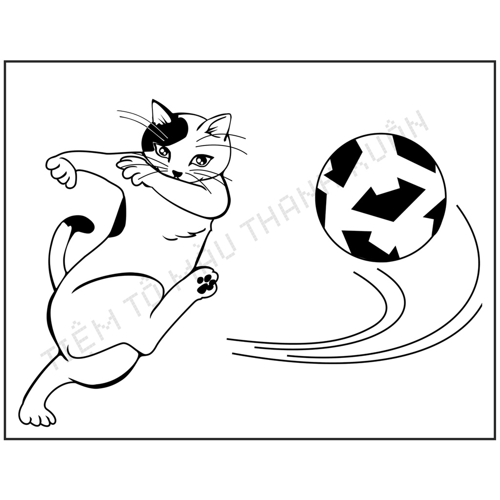 Set 30 Tờ Tranh Tô Màu Thế Giới Loài Mèo Vui Nhộn Tô Màu Sáp, Màu Chì - Tiệm Tô Màu Thanh Xuân