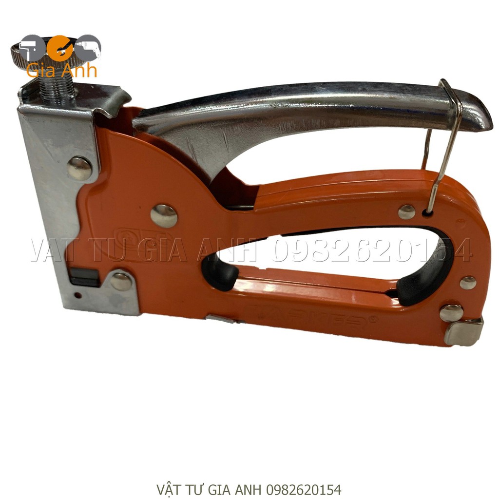 Súng bắn ghim gỗ, đồ da, bọc yên xe máy màu cam