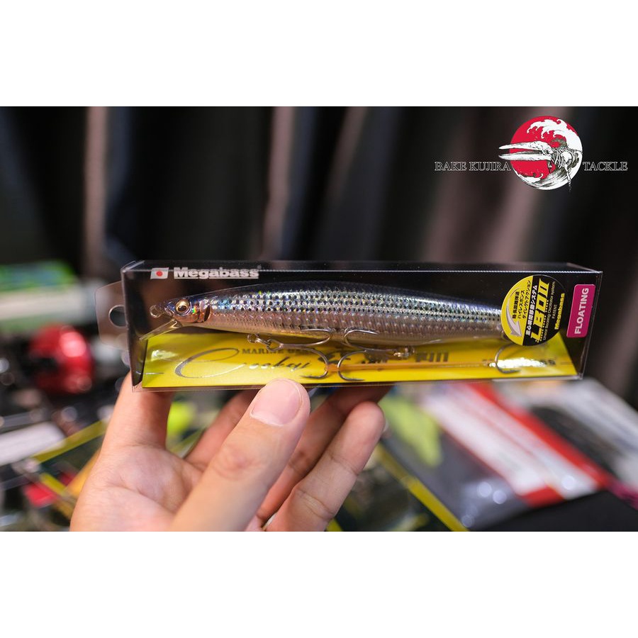 MỒI GIẢ CÂU CÁ CHÍNH HÃNG MEGABASS COOKAI MARINE GANG 140F Length: 140mm Weight: 25g