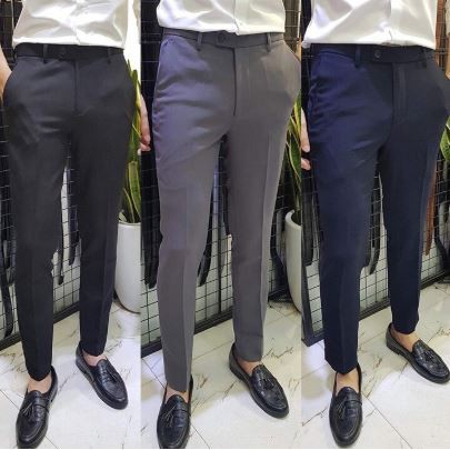 Quần Âu Nam, Quần Vải Nam Dáng Chuẩn, Thiết Kế Slimfit, Kiểu Hàn Quốc, Vải Nhẹ, Thoáng Mát, Giá Rẻ | BigBuy360 - bigbuy360.vn