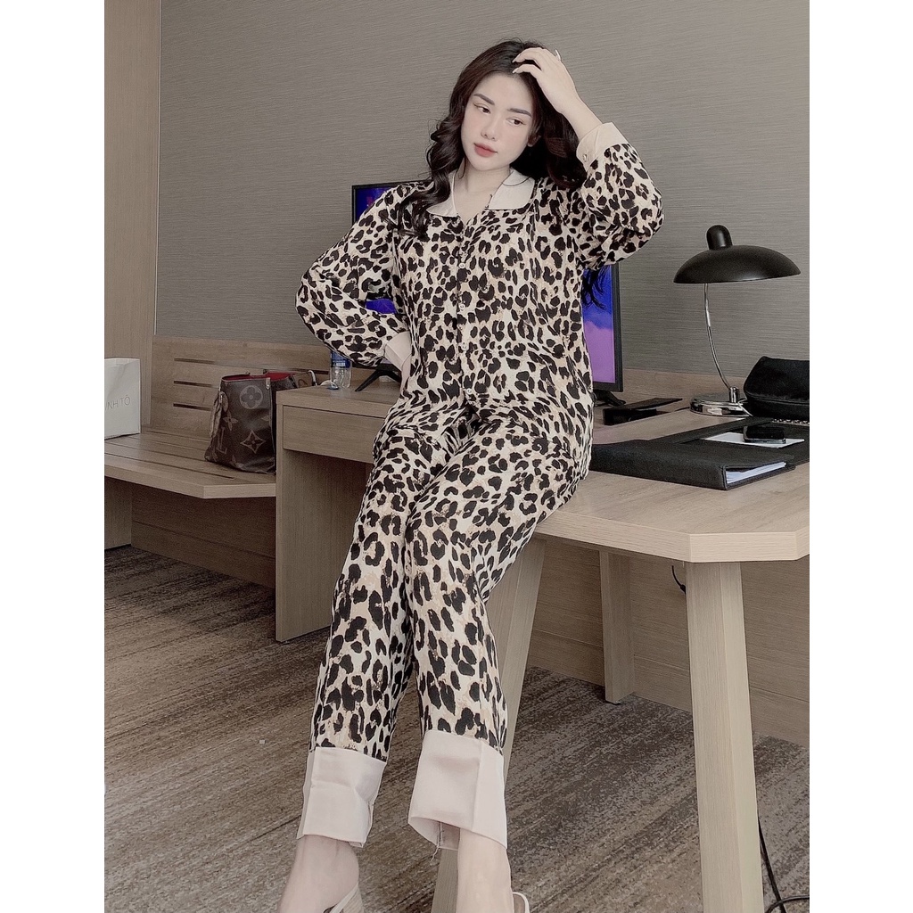 [Mã 2611THTRANG100K hoàn 10% xu đơn 99K] Bộ Đồ Ngủ Pijama Nữ💖Bộ Lụa Tay Dài Tiểu Thư Cao Cấp [Ảnh Thật] [Siêu Đẹp]