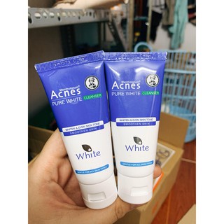Sữa Rửa Mặt Acnes Dưỡng Trắng Da Acnes Pure White Cleaser