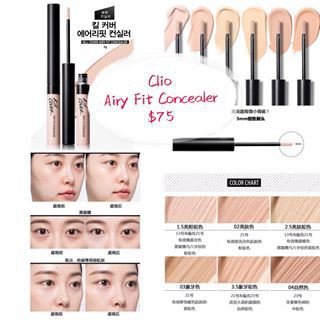 Che Khuyết Điểm Clio Kill Cover Airy Fit Concealer 3BY