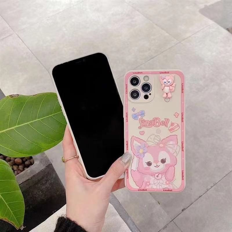 Ốp Điện Thoại Mềm Hình Lingna Belle Star Delu 3D Sang Trọng Cho iPhone 14 13 12 11 Pro Max X Xs Xr 7 8 Plus