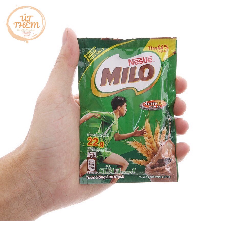 [ Giá Sỉ ] Thùng 24 Dây Milo Lúa Mạch Nestle ( 1 Dây 10 Gói )