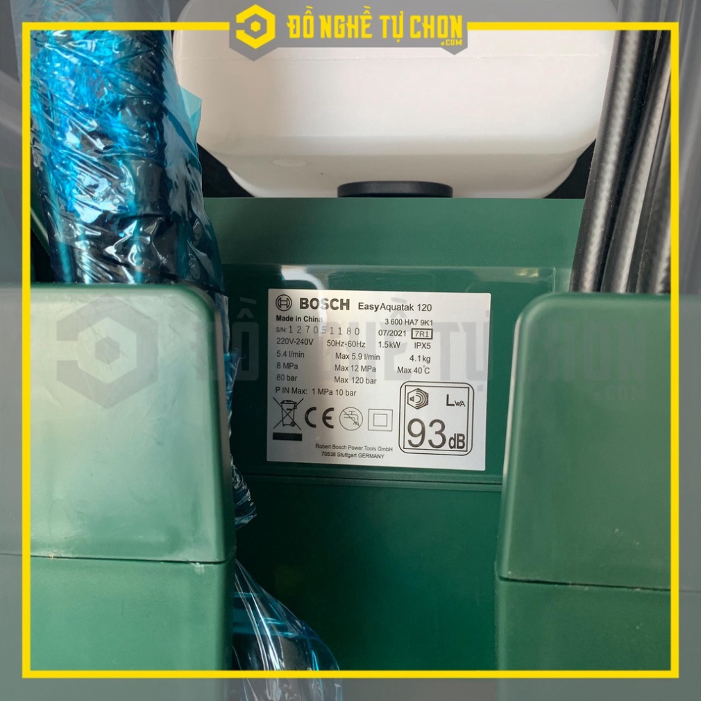 Máy phun xịt rửa xe áp lực cao Bosch Easy Aquatak 120