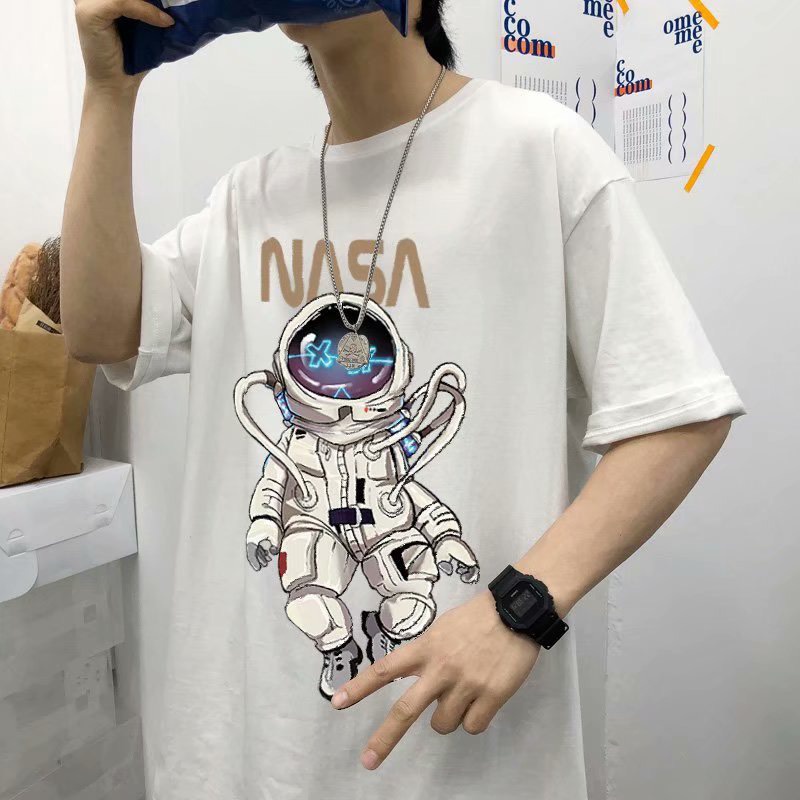 Áo Thun In hình Nasa Phi Hành Gia siêu cá tính, Áo Phông Thời Trang