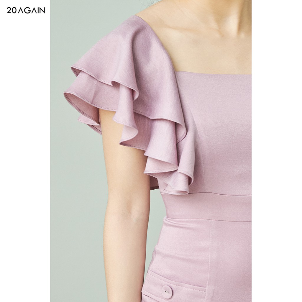 Đầm váy ôm công sở 20AGAIN đủ màu, đủ size bèo 2 bên vai DOA1166 | BigBuy360 - bigbuy360.vn
