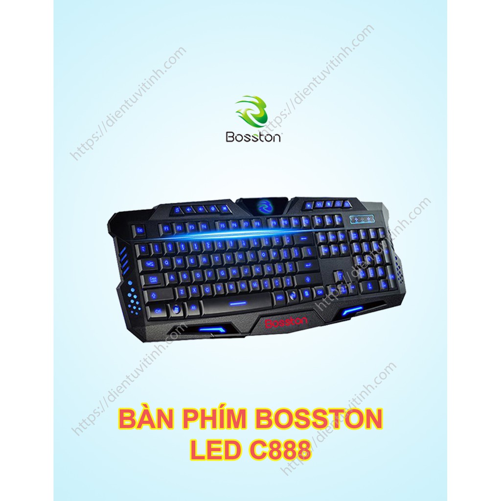 Bàn Phím Games Bosston C888 Có Led