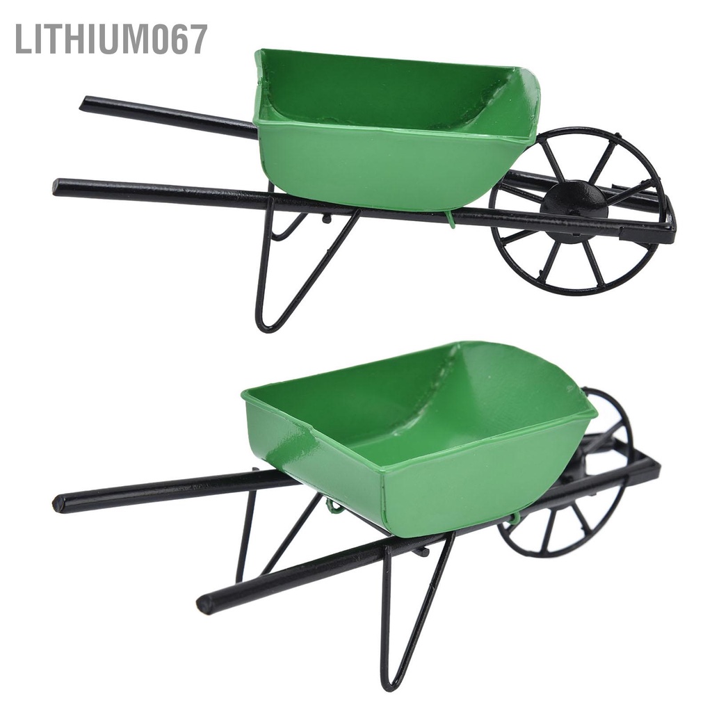 Lithium067 1:12 Nhà búp bê Thu nhỏ Xe cút kít Truyện cổ tích trong vườn Giỏ hàng Đồ nội thất nhà Phụ kiện Công cụ làm