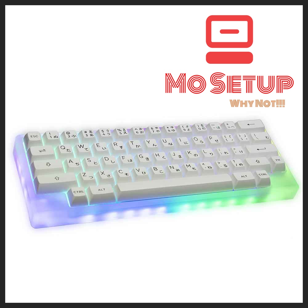 AKKO_ACR59_Kit bàn phím cơ Custom đẩy đủ switch và keycap- mạch Hotswap 3-5PIN