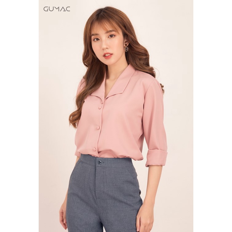 Áo cổ bẻ nút bọc AA509 GUMAC