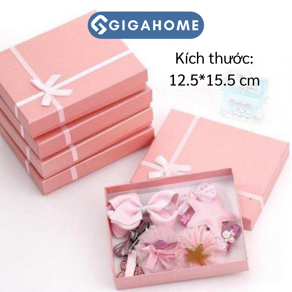Hộp 10 Phụ Kiện Nơ, Kẹp Tóc Cho Bé GIGAHOME Giao Ngẫu Nhiên 4082