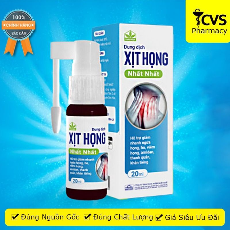 xịt họng nhất nhất