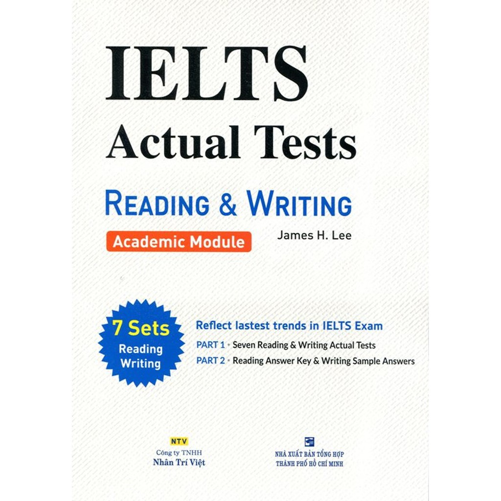 Sách - IELTS Actual Test Reading & Writing (Không CD)