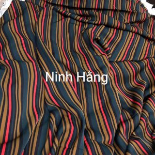 Vải bc các mẫu lụa trượt kẻ sọc