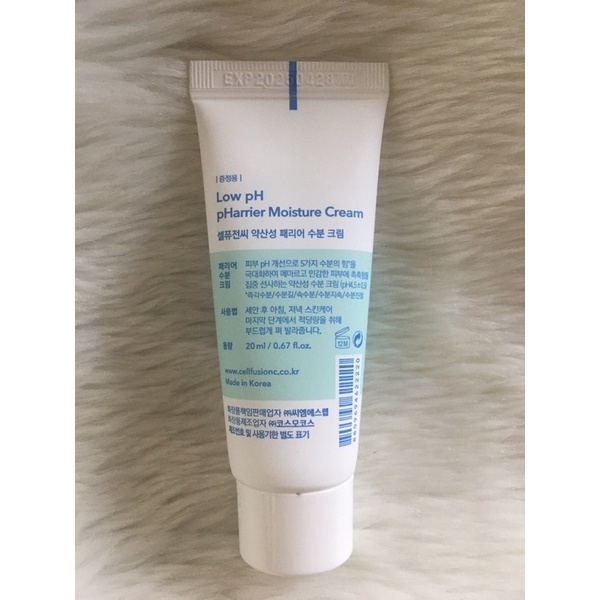 Kem Dưỡng Cell Fusion C Low pH pHarrier Moisture Cream