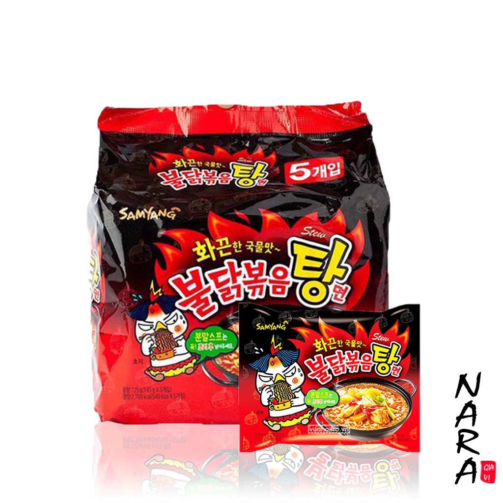 Mì Cay Nước Samyang Hàn Quốc lốc 5 gói