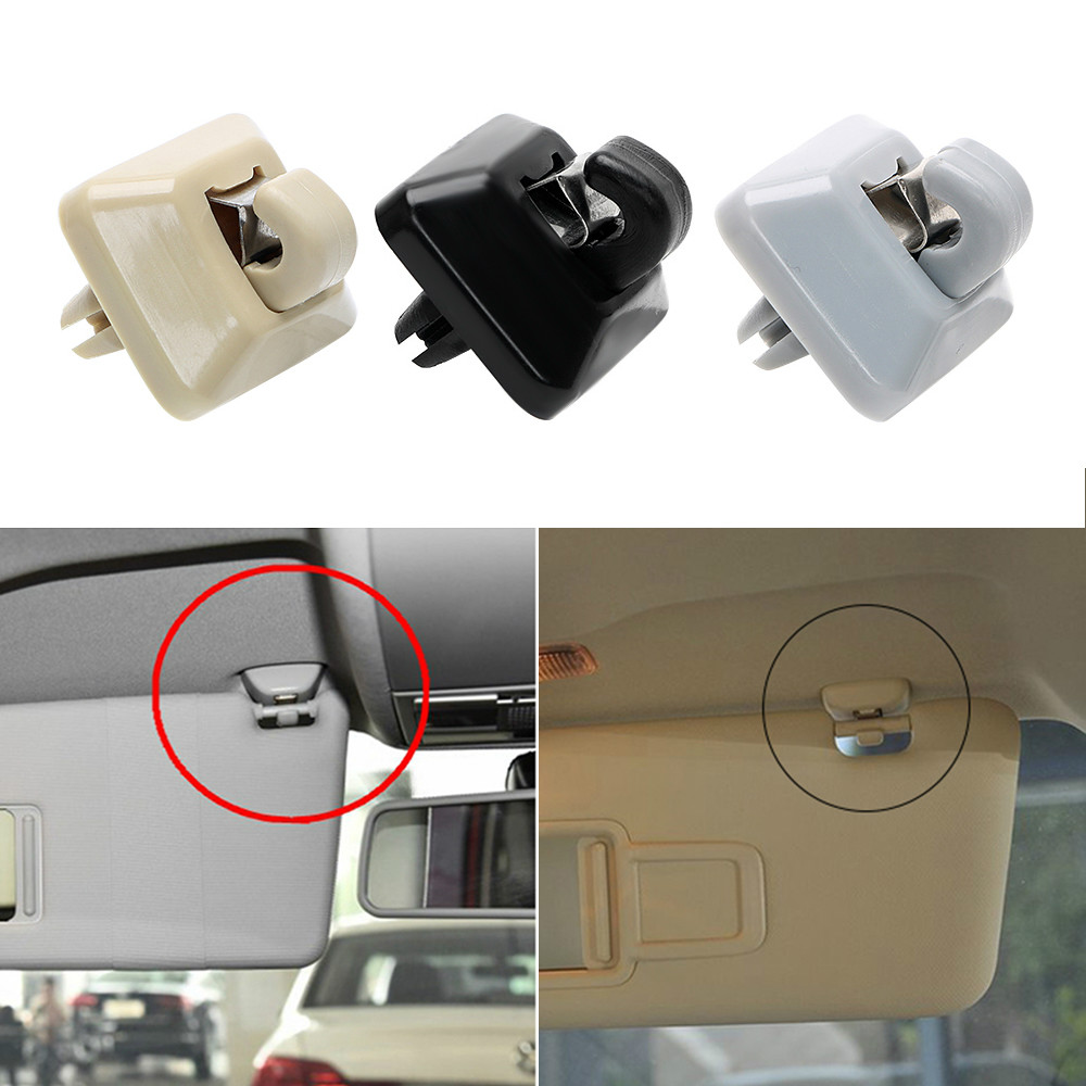 1 Phụ Kiện Kẹp Tấm Che Nắng Xe Hơi Audi A4L A5 A6L Q3 Q5 3 Màu