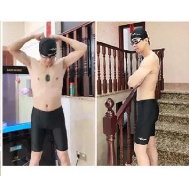 [BIG SIZE-KHÔNG THẤM NƯỚC] Quần Bơi Nam Đùi Và Lỡ Thun Không Thấm Nước Co Giãn 4 Chiều Cao Cấp Size 3XL-6XL- Lucky Girl | BigBuy360 - bigbuy360.vn