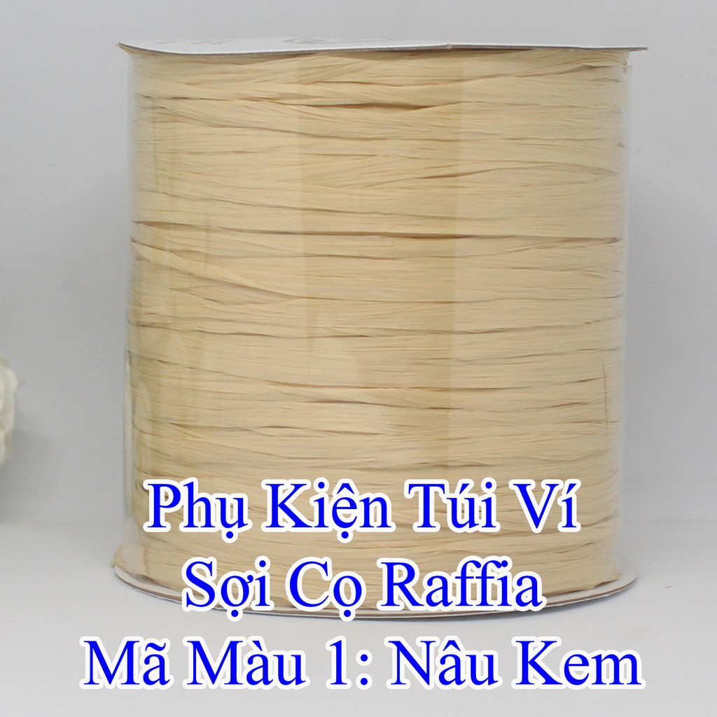 Sợi cọ raffia / sợi cọ đan móc