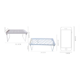 Kệ trắng gấp đa năng decor bàn học