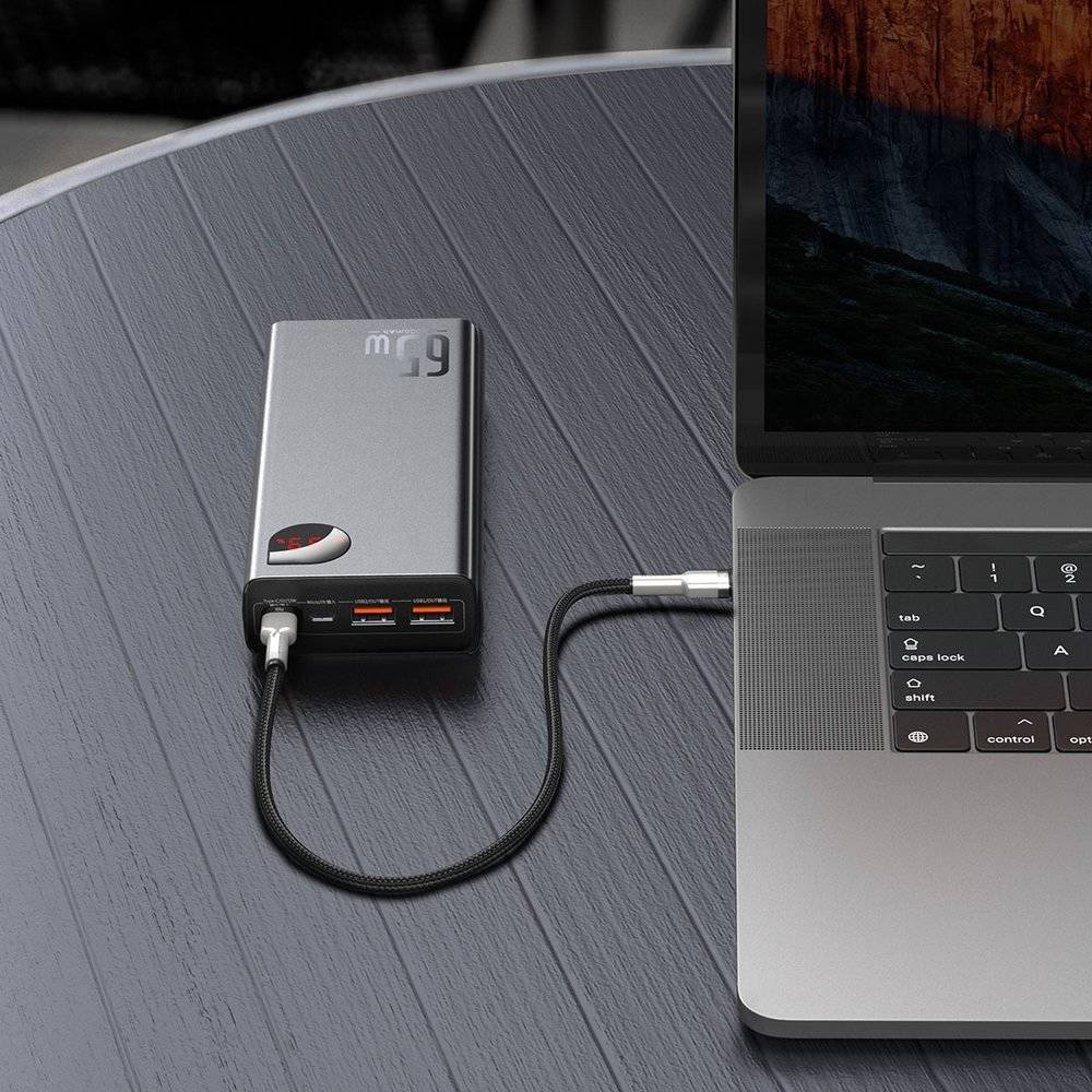Pin dự phòng Baseus Adaman 20000mAh 65W Sạc nhanh 4.0 tích hợp sạc laptop và điện thoại