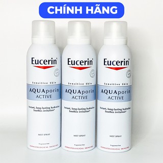 ⚜️CHÍNH HÃNG⚜️Xịt Khoáng - Xịt Khoáng Eucerin AQUAporin Active Dưỡng Ẩm Làm Dịu Da 150ml