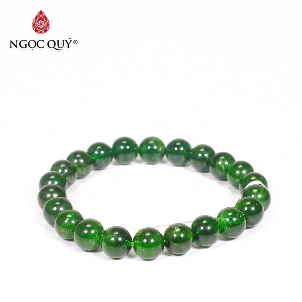 Vòng đá diopside mệnh hỏa, mộc - Ngọc Quý