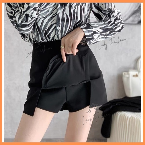 Chân Váy Chữ A Dáng Ngắn Chất Tuyết Mưa Dày Dặn Co Giãn Lưng Cao Xẻ Tà 2 Bên Dáng Ôm Quyến Rũ