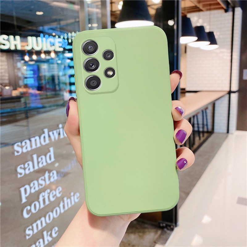 Ốp Điện Thoại TPU Silicon Mềm Màu Macaron Bảo Vệ Camera Cho samsung a52s a82 a72 a52 a42 a32 a22 4G 5G