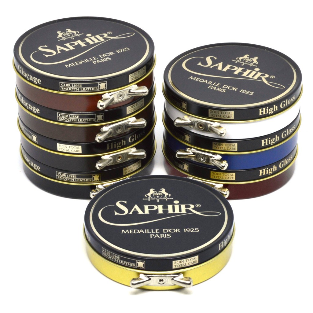 Xi sáp đánh da  Saphir Pate de Luxe MDO (LEATHER CARE, Chăm sóc đồ da)