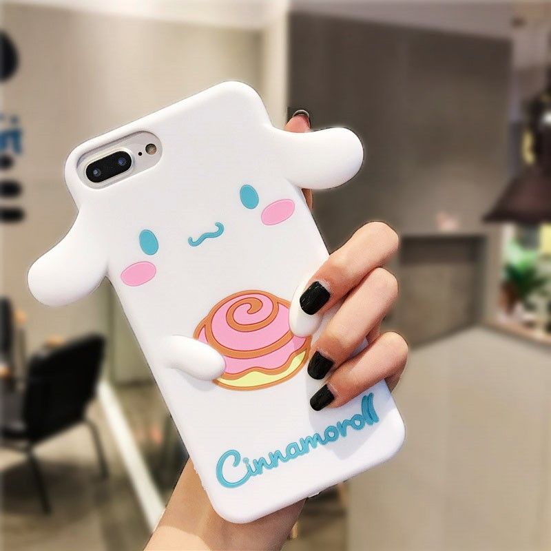 Phim hoạt hình dễ thương cinnamoroll dog silicone case iphone 14 13 12 11 pro max 12mini 13mini x xs max xr 7 8 6 6s plus vỏ cao su mềm