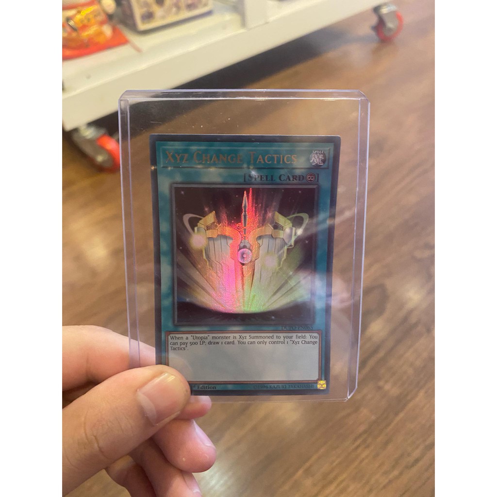 Lá bài thẻ bài Yugioh XYZ Change Tactics – Ultra Rare - Tặng bọc bài nhựa bảo quản