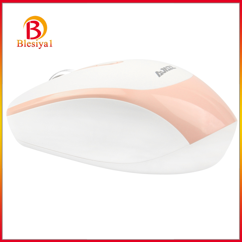 (Không Dây) Chuột Quang Học Không Dây 2.4g Màu Hồng Cho Máy Tính | BigBuy360 - bigbuy360.vn