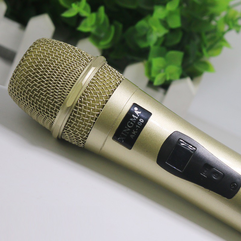 [Mã ELHACE giảm 4% đơn 300K] Bộ 2 micro karaoke không dây thế hệ mới Xingma AK-100