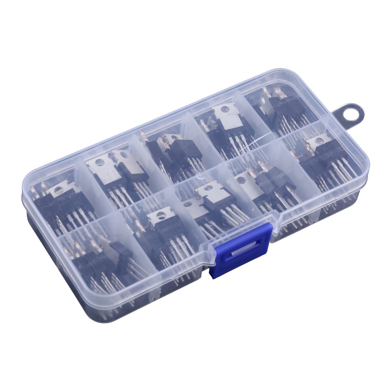 Set 50 Linh Kiện Bán Dẫn IRF640 IRF740 IRF840 IRF 520 IRF530 IRF540 IRF3205 IRF9540 Irf44 IRF510 10Values