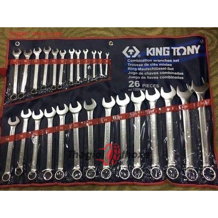 Bộ cờ lê khóa vòng miệng 6-32mm Kingtony 1226MR-26 chi tiết - Chìa khóa vòng miệng sửa xe