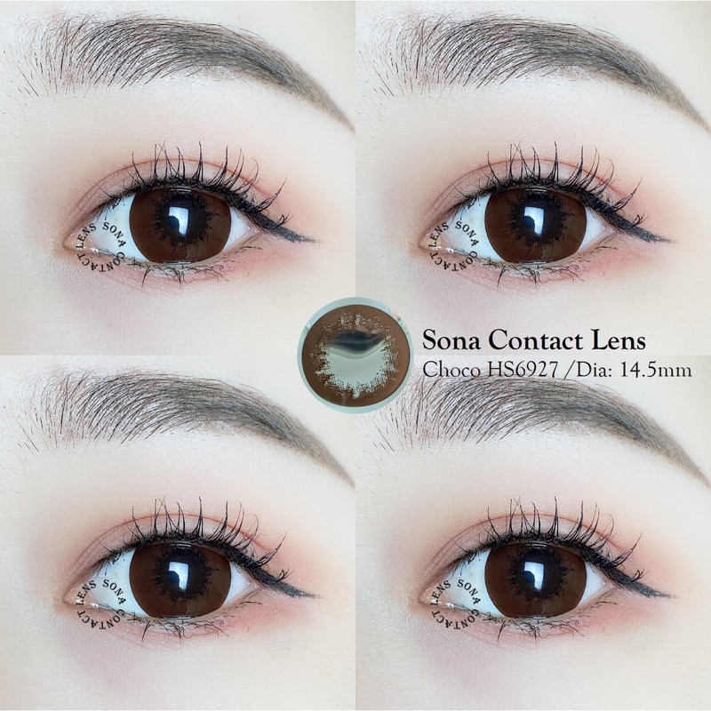 Lens Mắt Hàn Quốc SONA CHÍNH HÃNG đeo cực êm[CÓ CẬN]