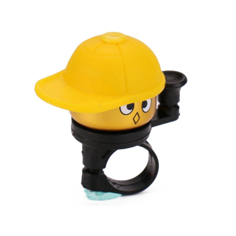 Chuông xe đạp trẻ em cân bằng nhấn thủ công dễ thao tác nhỏ gọn thiết kế hoạt hình đội mũ đáng yêu cho thể thao đi chơi