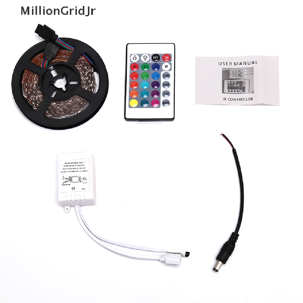 Dây đèn LED 5M 3528 SMD RGB 600LEDs có điều khiển từ xa