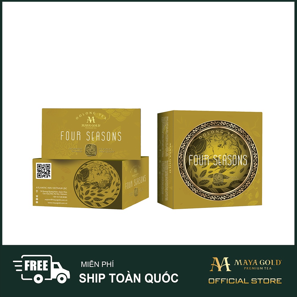 Trà Olong hương hoa cỏ tự nhiên - Four Seasons - Maya Gold Premium Tea (120 gram) | WebRaoVat - webraovat.net.vn