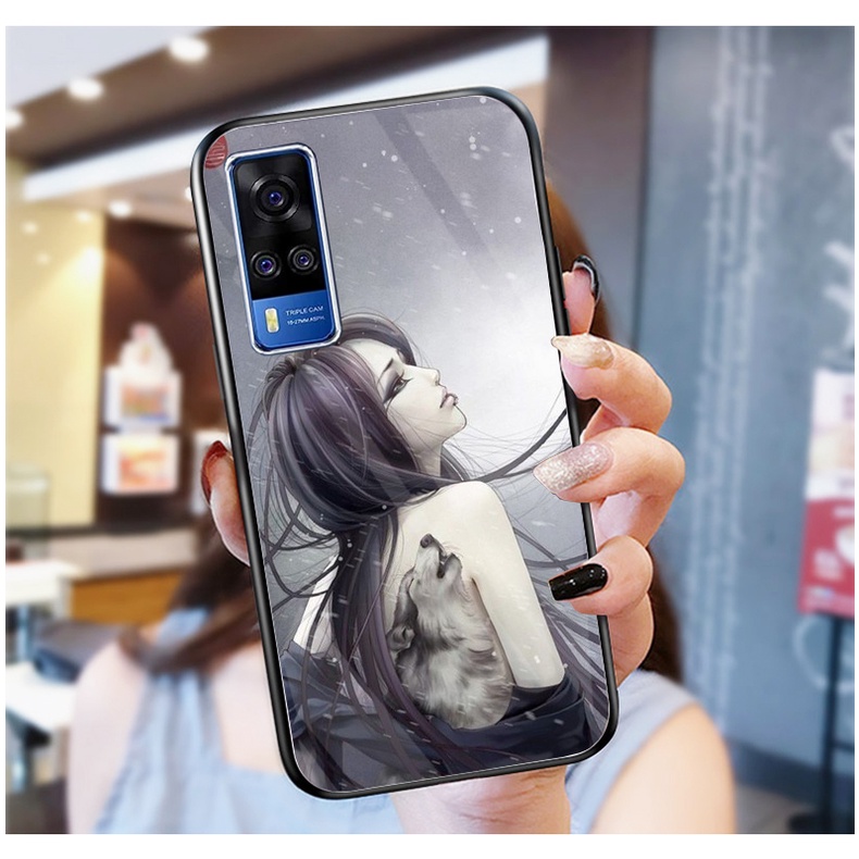 Ốp Lưng VIVO Y51 2020,Y53s ,Y72 5G Ốp kính bóng cao cấp mới nhất