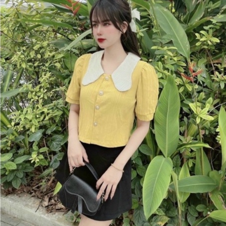 Áo Kiểu Nữ Tiểu Thư tay bồng cộc tay m128