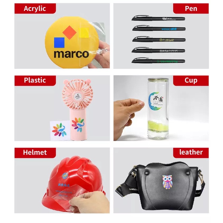 Máy in nhãn UV DTF 30cm ROLL TO ROLL, nhãn 3D, dán cào không trầy, không tróc, kháng nước, bền màu phù hợp mọi vật cứng